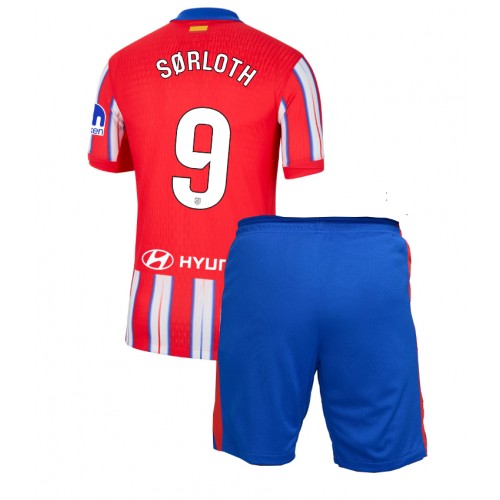 Atletico Madrid Alexander Sorloth #9 Domaci Dres za djecu 2024-25 Kratak Rukav (+ Kratke hlače)